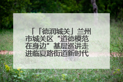 「德润城关」兰州市城关区“道德模范在身边”基层巡讲走进临夏路街道新时代文明实践所