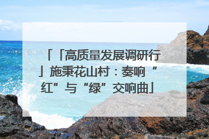 「高质量发展调研行」施秉花山村：奏响“红”与“绿”交响曲