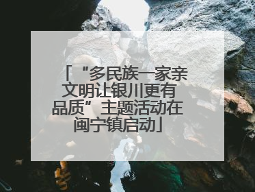 “多民族一家亲 文明让银川更有品质”主题活动在闽宁镇启动