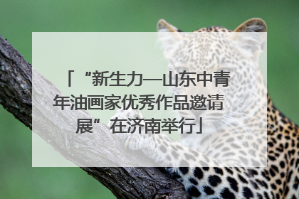 “新生力—山东中青年油画家优秀作品邀请展”在济南举行