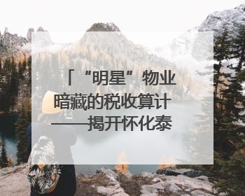 “明星”物业暗藏的税收算计——揭开怀化泰和物业服务有限公司隐匿未开票收入偷税真相