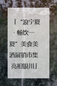 “浪宁夏· 畅饮一夏”美食美酒展销市集亮相银川