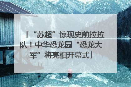 “苏超”惊现史前拉拉队！中华恐龙园“恐龙大军”将亮相开幕式
