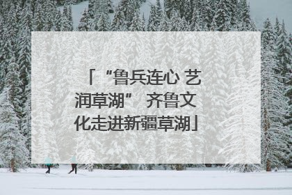 “鲁兵连心 艺润草湖” 齐鲁文化走进新疆草湖
