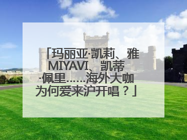 玛丽亚·凯莉、雅MIYAVI、凯蒂·佩里……海外大咖为何爱来沪开唱？