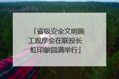 省级安全文明施工观摩会在联投长虹印象圆满举行
