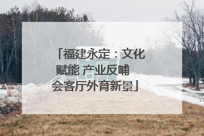 福建永定：文化赋能 产业反哺 会客厅外育新景