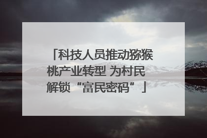 科技人员推动猕猴桃产业转型 为村民解锁“富民密码”