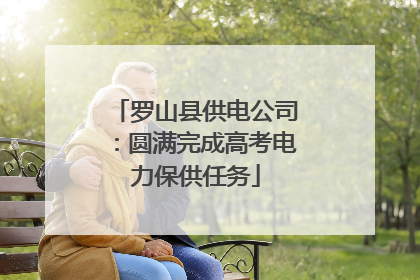 罗山县供电公司：圆满完成高考电力保供任务