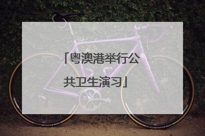 粤澳港举行公共卫生演习