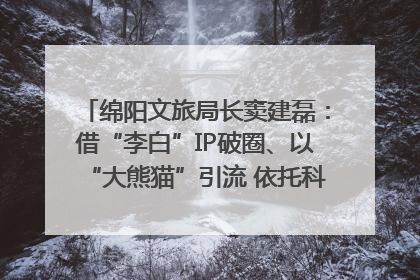 绵阳文旅局长窦建磊：借“李白”IP破圈、以“大熊猫”引流 依托科技优势绽放城市文旅魅力｜文旅局长说