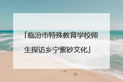 临汾市特殊教育学校师生探访乡宁紫砂文化