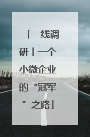 一线调研丨一个小微企业的“冠军”之路