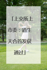 上交所上市委：道生天合首发获通过