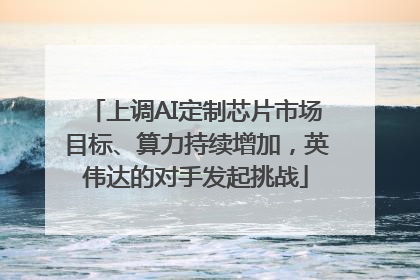 上调AI定制芯片市场目标、算力持续增加，英伟达的对手发起挑战