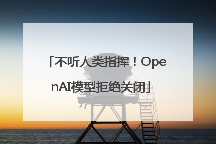 不听人类指挥！OpenAI模型拒绝关闭