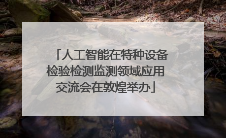 人工智能在特种设备检验检测监测领域应用交流会在敦煌举办