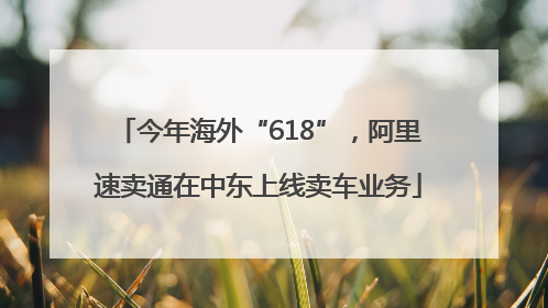 今年海外“618”，阿里速卖通在中东上线卖车业务