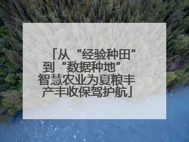 从“经验种田”到“数据种地” 智慧农业为夏粮丰产丰收保驾护航