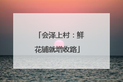会泽上村：鲜花铺就增收路