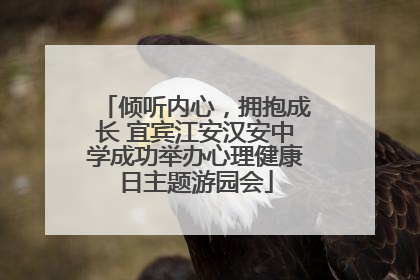 倾听内心，拥抱成长 宜宾江安汉安中学成功举办心理健康日主题游园会