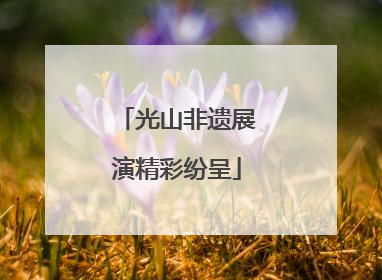 光山非遗展演精彩纷呈