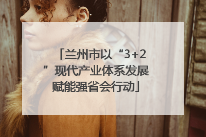 兰州市以“3+2”现代产业体系发展赋能强省会行动