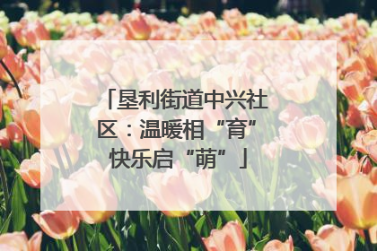 垦利街道中兴社区：温暖相“育” 快乐启“萌”