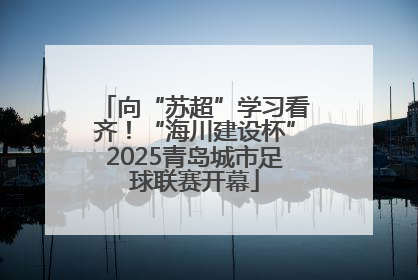 向“苏超”学习看齐！“海川建设杯”2025青岛城市足球联赛开幕