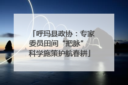 呼玛县政协：专家委员田间“把脉” 科学施策护航春耕