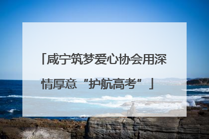 咸宁筑梦爱心协会用深情厚意“护航高考”