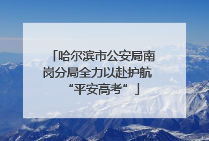 哈尔滨市公安局南岗分局全力以赴护航“平安高考”