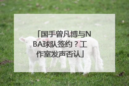 国手曾凡博与NBA球队签约？工作室发声否认