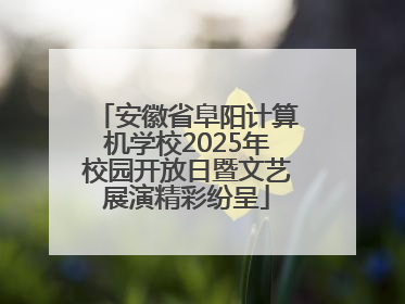 安徽省阜阳计算机学校2025年校园开放日暨文艺展演精彩纷呈