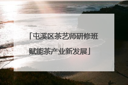 屯溪区茶艺师研修班赋能茶产业新发展