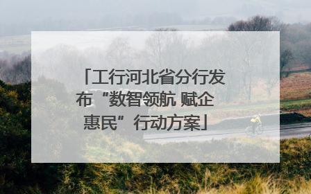 工行河北省分行发布“数智领航 赋企惠民”行动方案