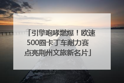 引擎咆哮燃爆！欧速500圈卡丁车耐力赛点亮荆州文旅新名片