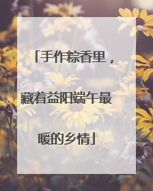 手作粽香里，藏着益阳端午最暖的乡情