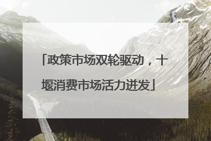 政策市场双轮驱动，十堰消费市场活力迸发