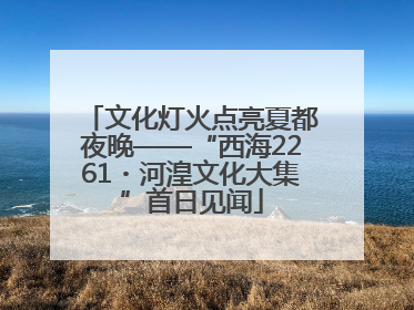 文化灯火点亮夏都夜晚——“西海2261・河湟文化大集”首日见闻