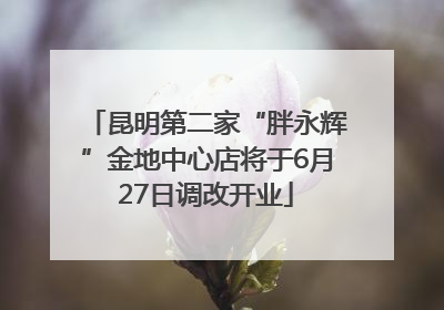 昆明第二家“胖永辉”金地中心店将于6月27日调改开业