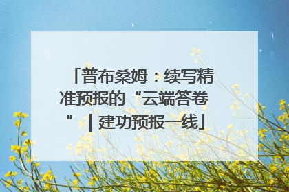 普布桑姆：续写精准预报的“云端答卷”｜建功预报一线