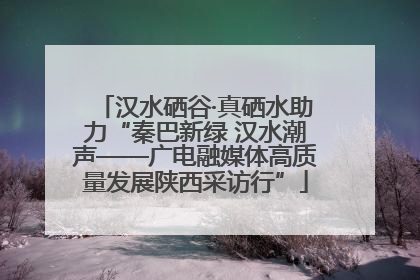 汉水硒谷·真硒水助力“秦巴新绿 汉水潮声——广电融媒体高质量发展陕西采访行”