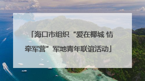 海口市组织“爱在椰城 情牵军营”军地青年联谊活动