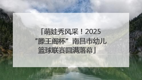萌娃秀风采！2025“滕王阁杯”南昌市幼儿篮球联赛圆满落幕