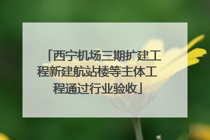 西宁机场三期扩建工程新建航站楼等主体工程通过行业验收