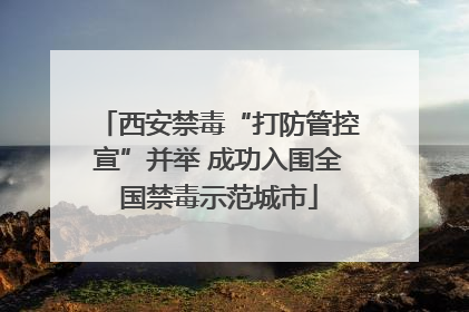 西安禁毒“打防管控宣”并举 成功入围全国禁毒示范城市