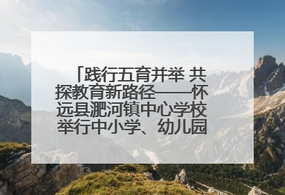 践行五育并举 共探教育新路径——怀远县淝河镇中心学校举行中小学、幼儿园班主任论坛活动