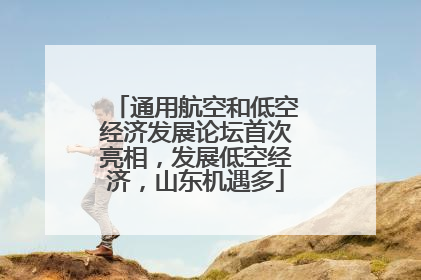 通用航空和低空经济发展论坛首次亮相，发展低空经济，山东机遇多