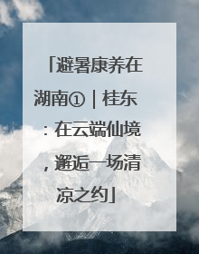 避暑康养在湖南①｜桂东：在云端仙境，邂逅一场清凉之约